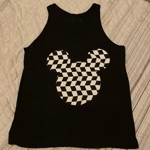 Disney Mickey checkered Mens tank